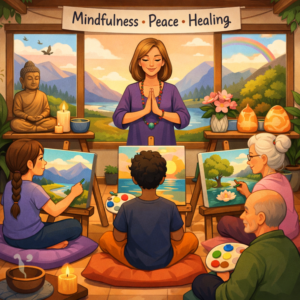 Expressive Painting for Mindfulness