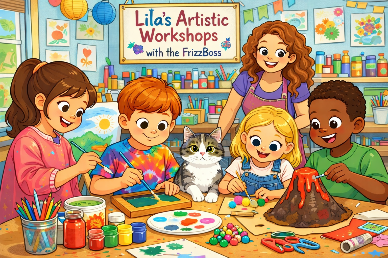 Saturday Morning Kids Painting & Crafts Class