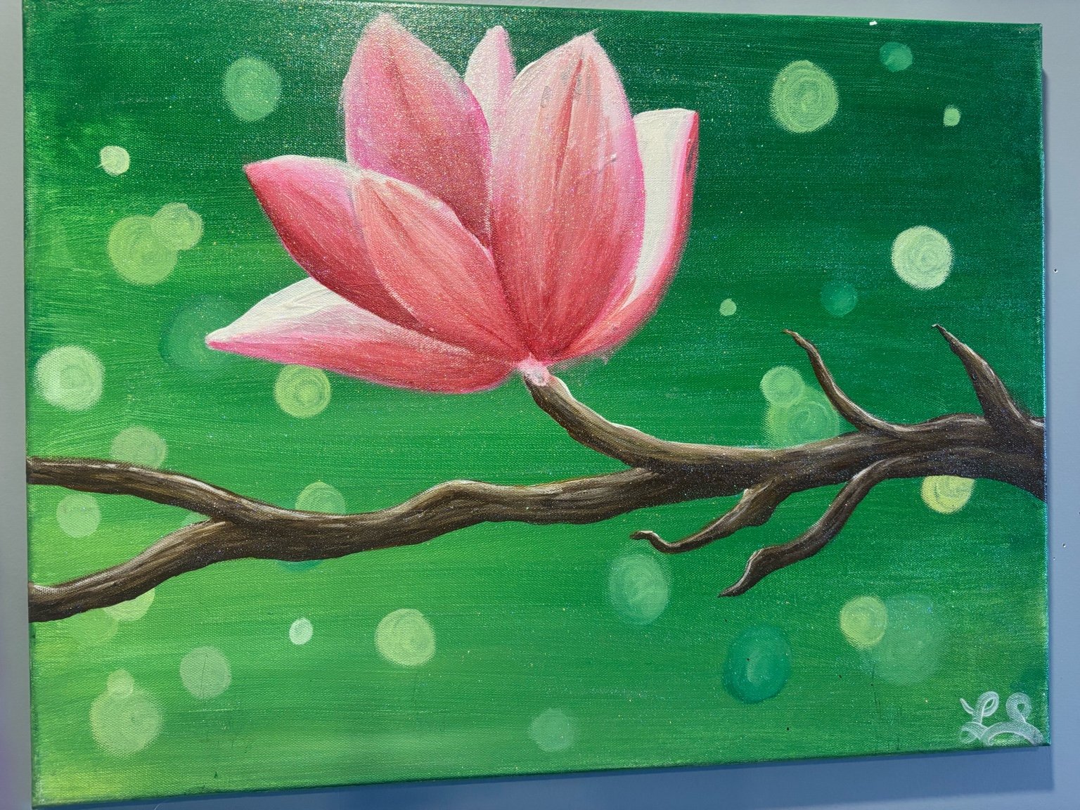 Magnolia Bloom Paint & Sip at Little Red Coffee & Catering