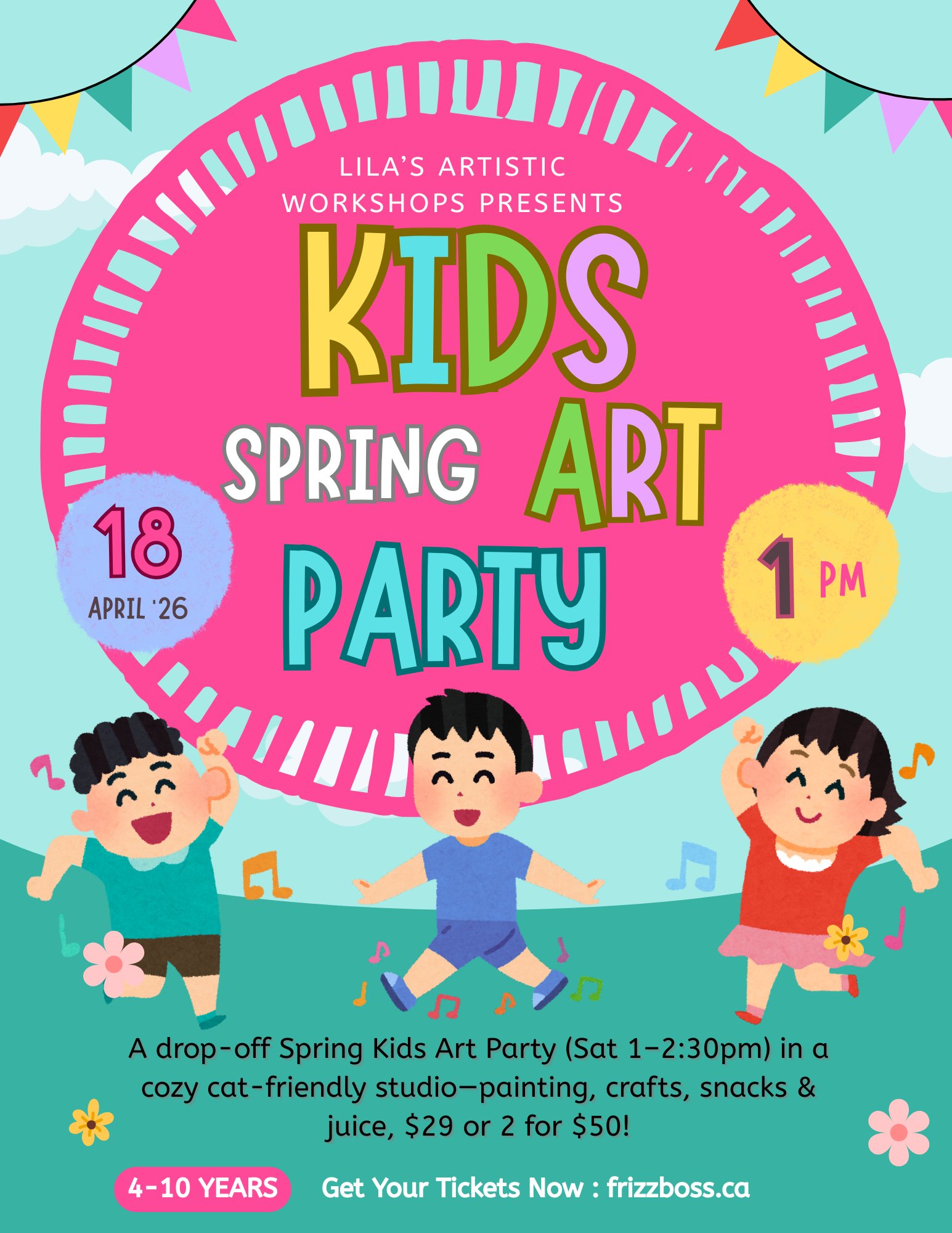 Spring Kids Art Party